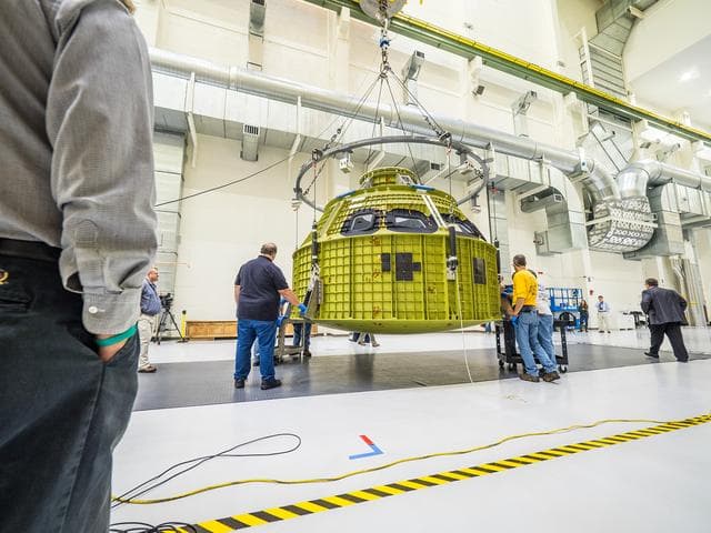 NASA image: Orion arrives at Kennedy Space Center