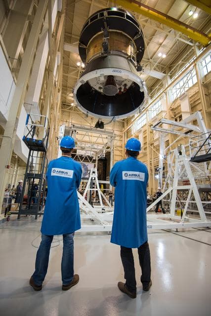 NASA image: Orion Test Hardware in Position for Solar Array Test