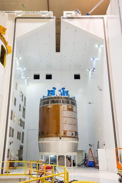 NASA image: NASA Blasts Orion Service Module with Giant Horns