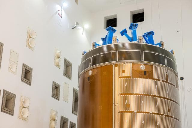 NASA image: NASA Blasts Orion Service Module with Giant Horns