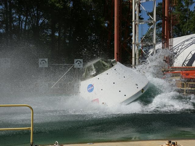 NASA image: Water Impact Testing