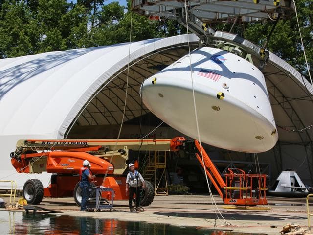 NASA image: Water Impact Testing