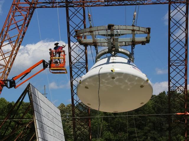 NASA image: Water Impact Testing