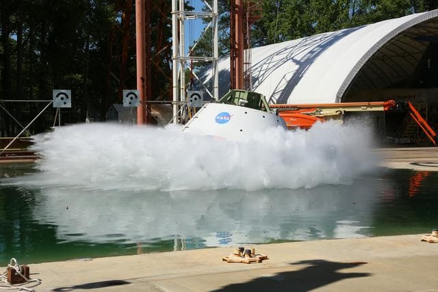 NASA image: Water Impact Testing