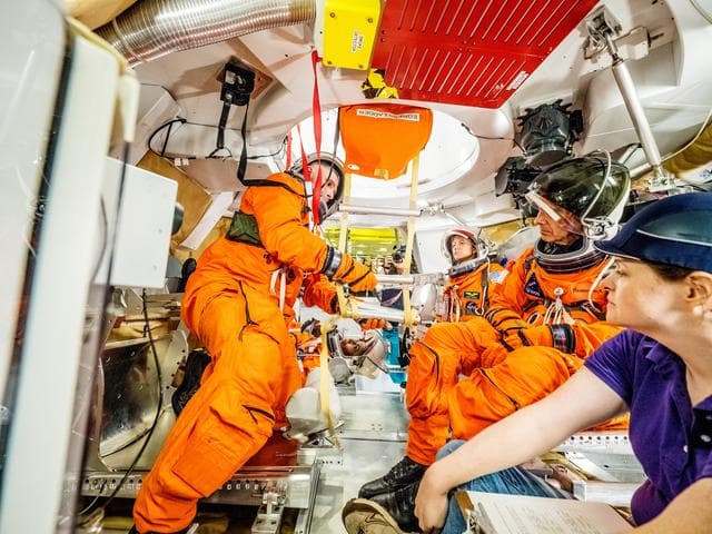 NASA image: Orion docking hatch evaluation