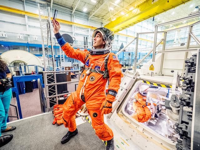 NASA image: Orion docking hatch evaluation