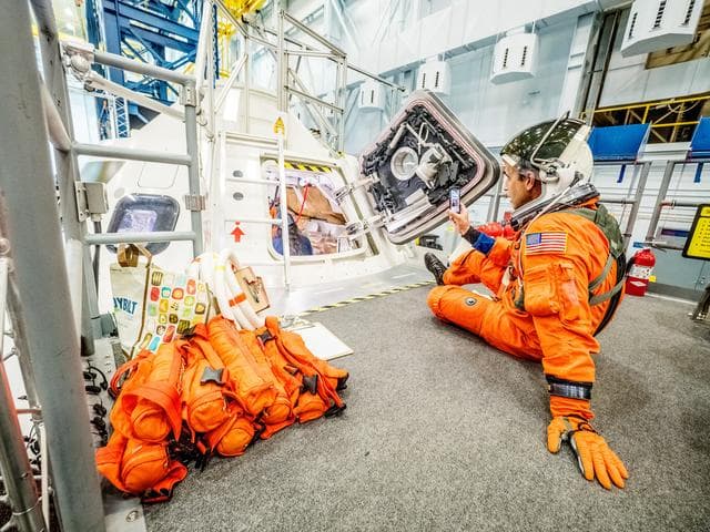 NASA image: Orion docking hatch evaluation