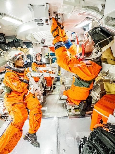 NASA image: Orion docking hatch evaluation