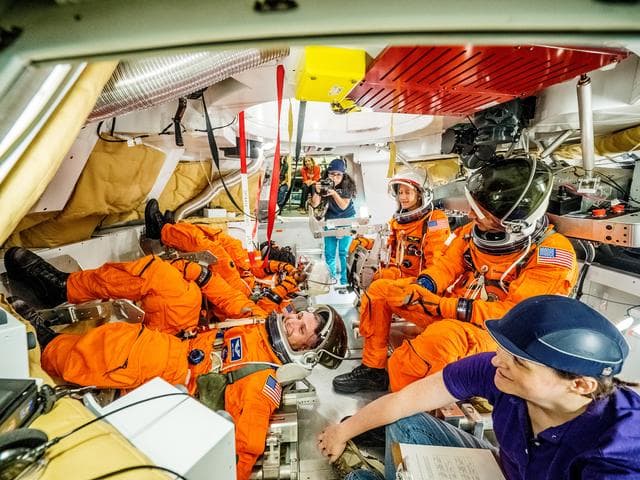 NASA image: Orion docking hatch evaluation