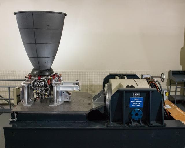 NASA image: OMS-E Engine