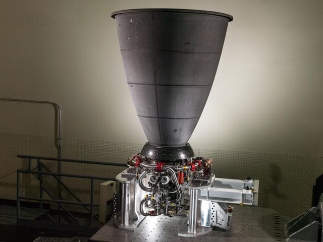 NASA image: OMS-E Engine