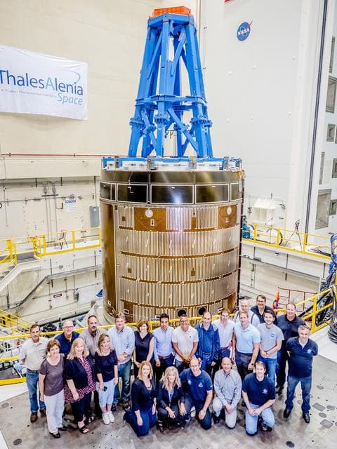 NASA image: ESA Service Module Vibration Testing
