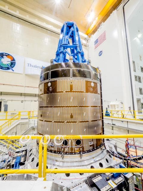 NASA image: ESA Service Module Vibration Testing
