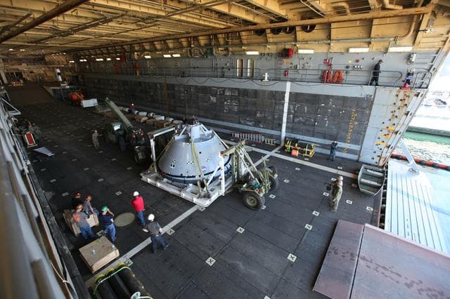 NASA image: Orion Underway Recovery Test 5 (URT-5) - Orion Boiler Plate Test