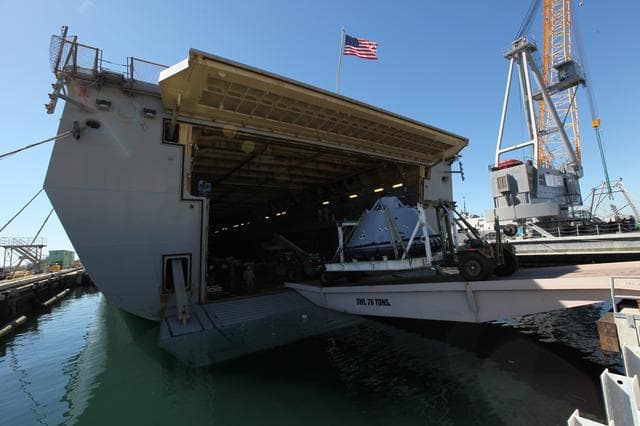 NASA image: Orion Underway Recovery Test 5 (URT-5) - Orion Boiler Plate Test