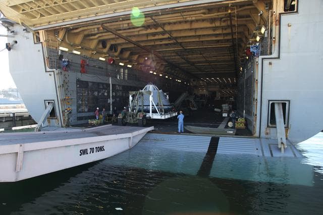 NASA image: Orion Underway Recovery Test 5 (URT-5) - Orion Boiler Plate Test