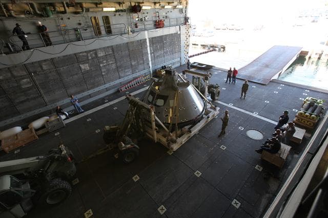 NASA image: Orion Underway Recovery Test 5 (URT-5) - Orion Boiler Plate Test