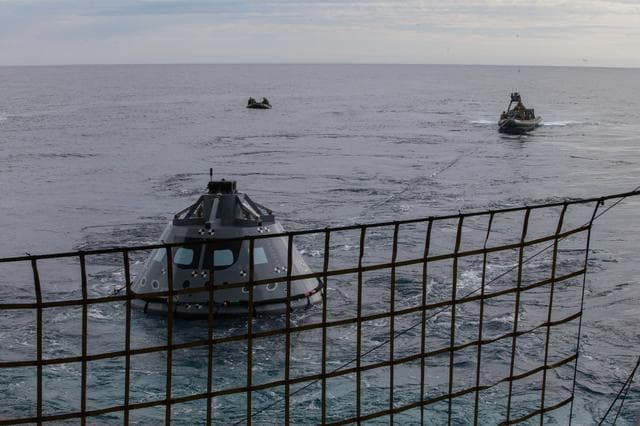 NASA image: Orion Underway Recovery Test 5 (URT-5)