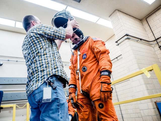 NASA image: NASA Simulates Orion Spacecraft Launch Conditions for Crew