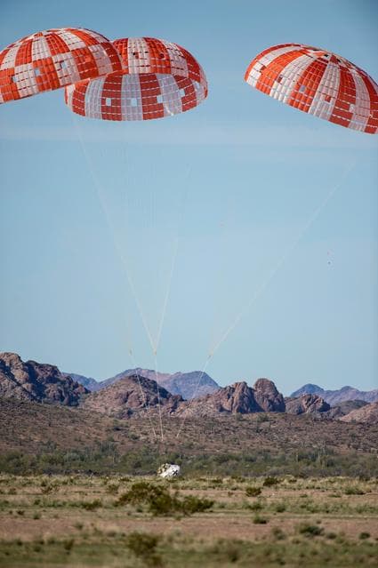 NASA image: 3-8-2017 Orion Parachute Test