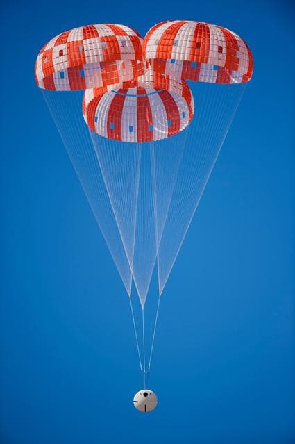 NASA image: 3-8-2017 Orion Parachute Test