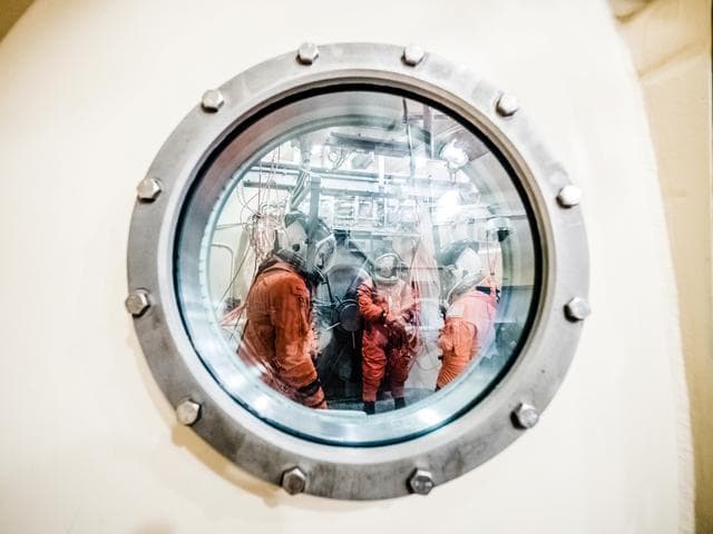 NASA image: Vacuum Pressure Integrated Suit Test