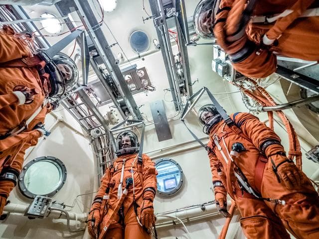 NASA image: Vacuum Pressure Integrated Suit Test