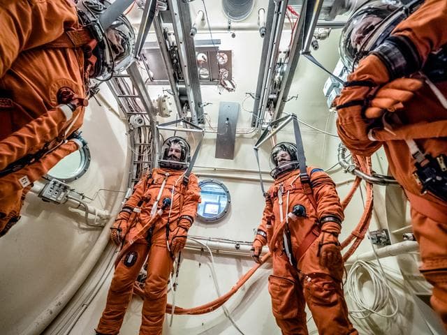 NASA image: Vacuum Pressure Integrated Suit Test