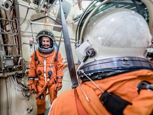NASA image: Vacuum Pressure Integrated Suit Test