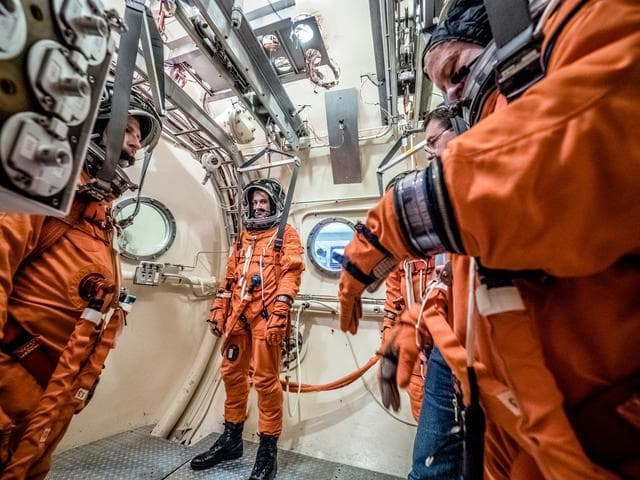NASA image: Vacuum Pressure Integrated Suit Test