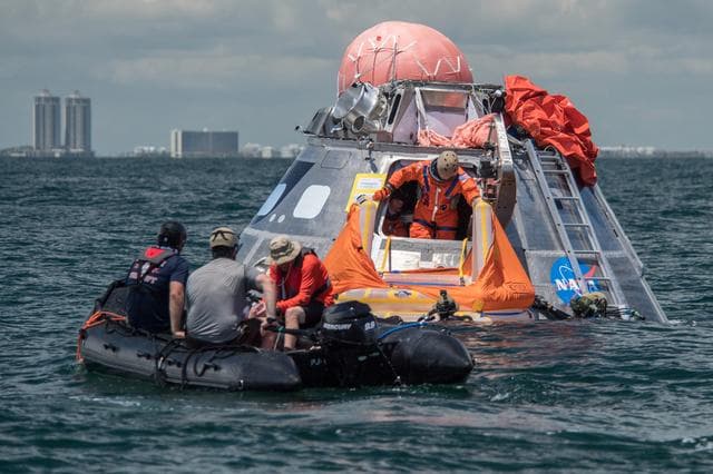 NASA image: Orion crew egress testing