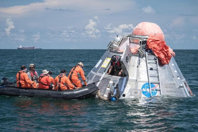 NASA image: Orion crew egress testing