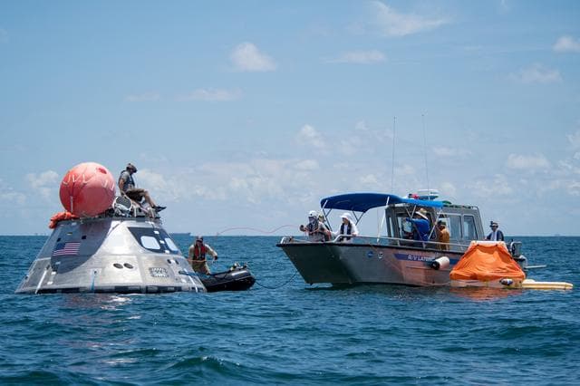 NASA image: Orion crew egress testing