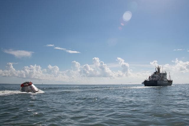 NASA image: Orion crew egress testing
