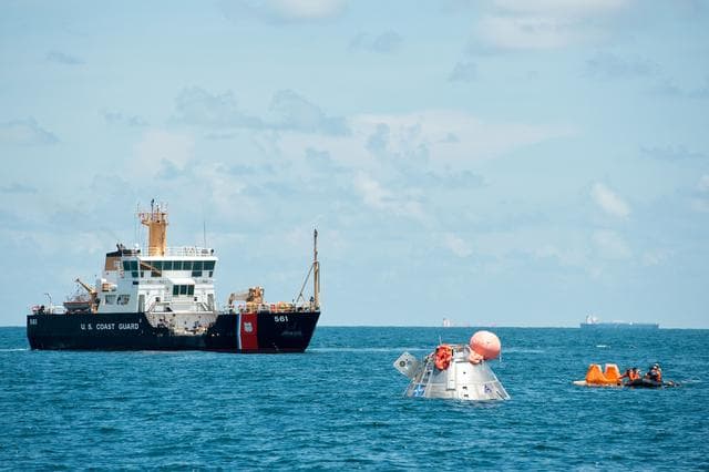 NASA image: Orion crew egress testing