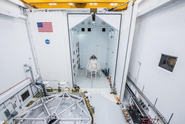 NASA image: Ogive acoustic testing starts at Space Power Facility