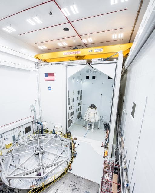 NASA image: Ogive acoustic testing starts at Space Power Facility