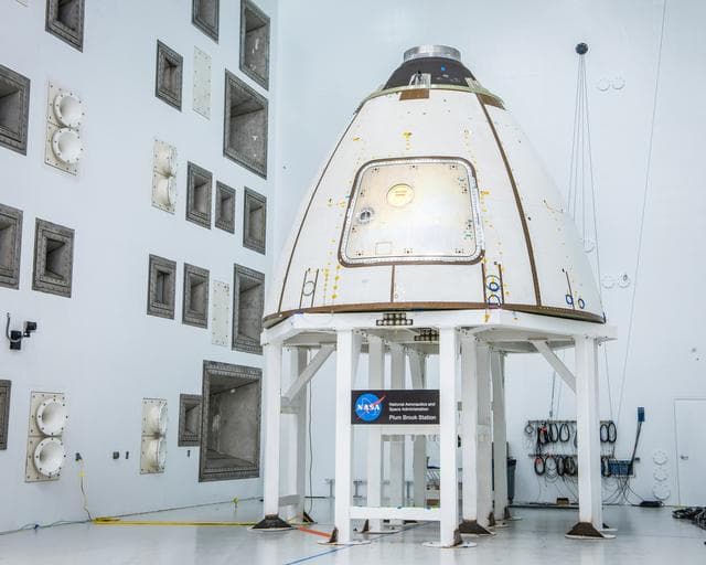 NASA image: Ogive acoustic testing starts at Space Power Facility