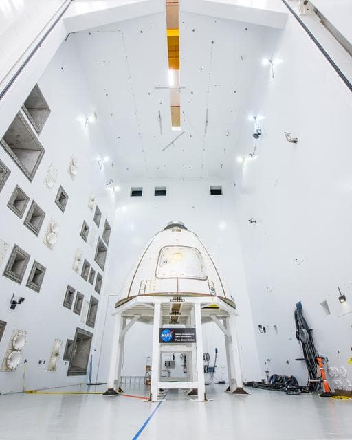 NASA image: Ogive acoustic testing starts at Space Power Facility