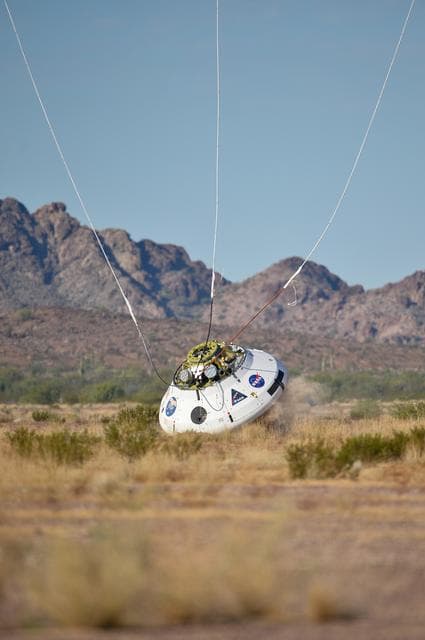 NASA image: Orion's parachutes measure up in high pressure test