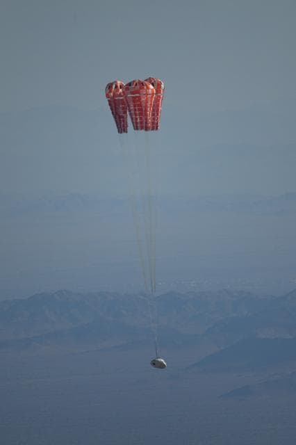 NASA image: Orion's parachutes measure up in high pressure test