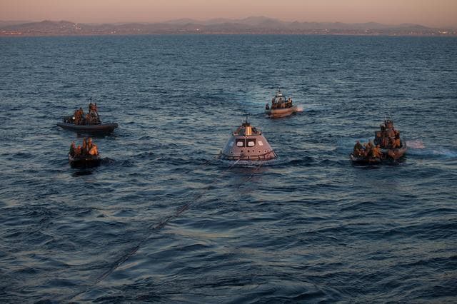 NASA image: Underway Recovery Test 6 (URT-6) - Day 6 Activities