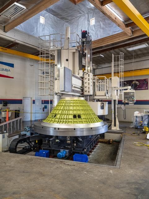 NASA image: Exploration Mission-1 Motor Adapter Truss Assembly
