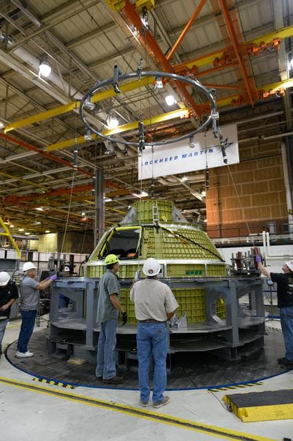NASA image: Exploration Mission-2 crew module
