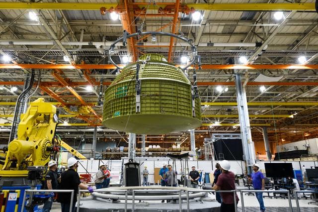 NASA image: Exploration Mission-2 crew module