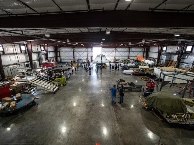 NASA image: Preparing for final drop test in Yuma