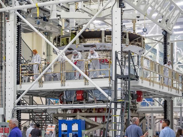NASA image: European Service Module arrives at KSC