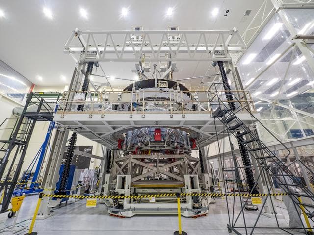NASA image: European Service Module arrives at KSC