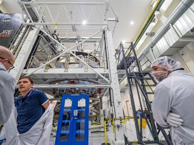 NASA image: European Service Module arrives at KSC