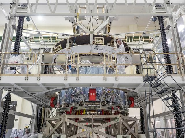 NASA image: European Service Module arrives at KSC
